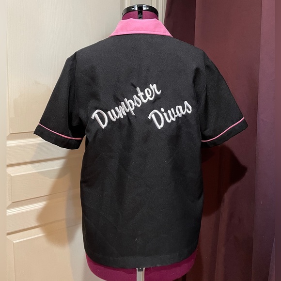 Bowling Shirt - BeRetro Custom Pink and Black - Picture 2 of 8